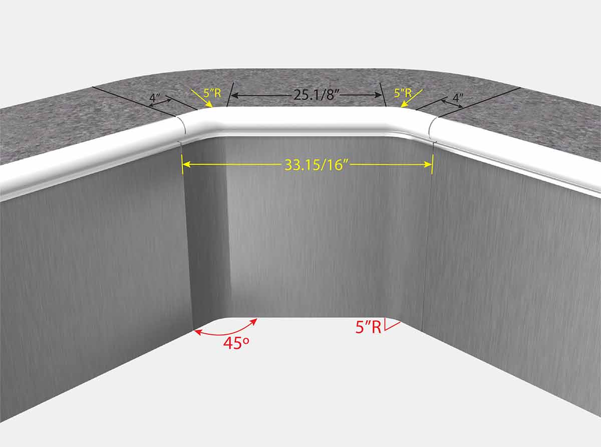 Foxx Pool Corners Pool Fits Liners & Covers