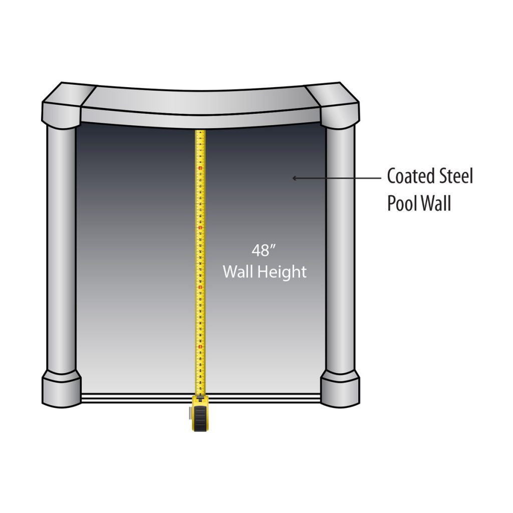 Above Ground Wall Height 48"