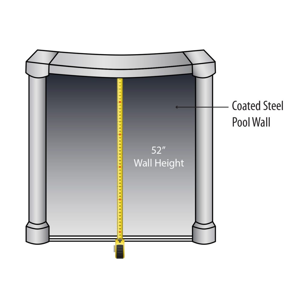 52" Above Ground Wall Height