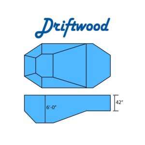 Driftwood Swimming Pool Emerald II Hopper Bottom Diagram