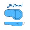 Driftwood Swimming Pool Kidney Hopper Bottom Diagram