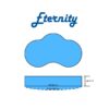 Eternity Swimming Pool Kidney Flat Bottom Diagram