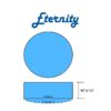 Eternity Swimming Pool Round Flat | Dished Bottom Diagram