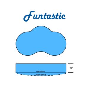 Funtastic Swimming Pool Freeform Flat Bottom Diagram
