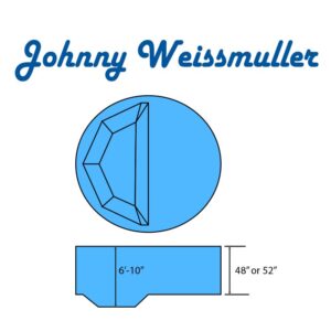 Johnny Weissmuller Swimming Pool Round Hopper Bottom Diagram