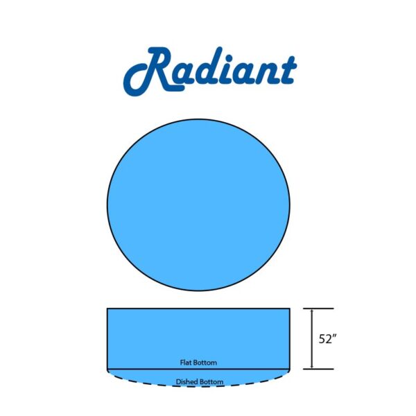 Radiant Swimming Pool Round Flat Bottom Diagram