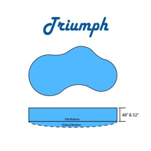 Triumph Swimming Pool Rainbow Flat Bottom Diagram