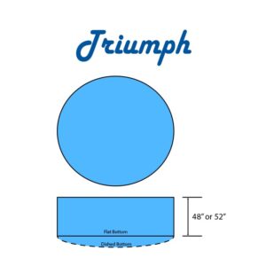 Triumph Swimming Pool Round Flat Bottom Diagram