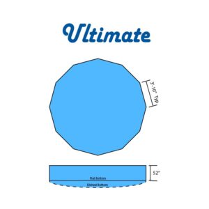 Ultimate Swimming Pool Round Flat Bottom Diagram