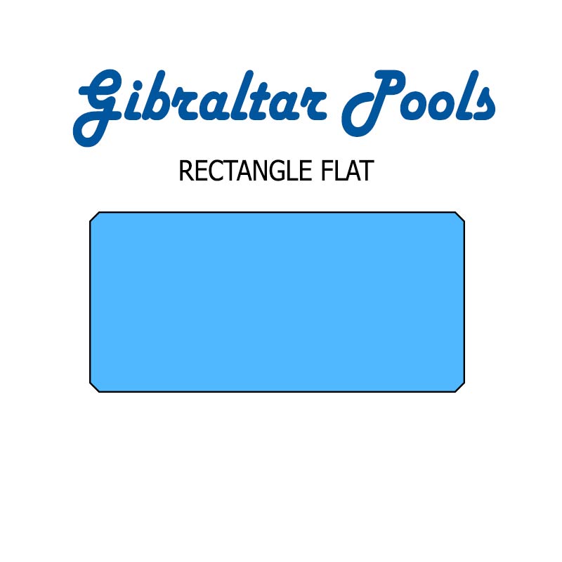 Gibraltar Pools Rectangle Flat Bottom Shape Image