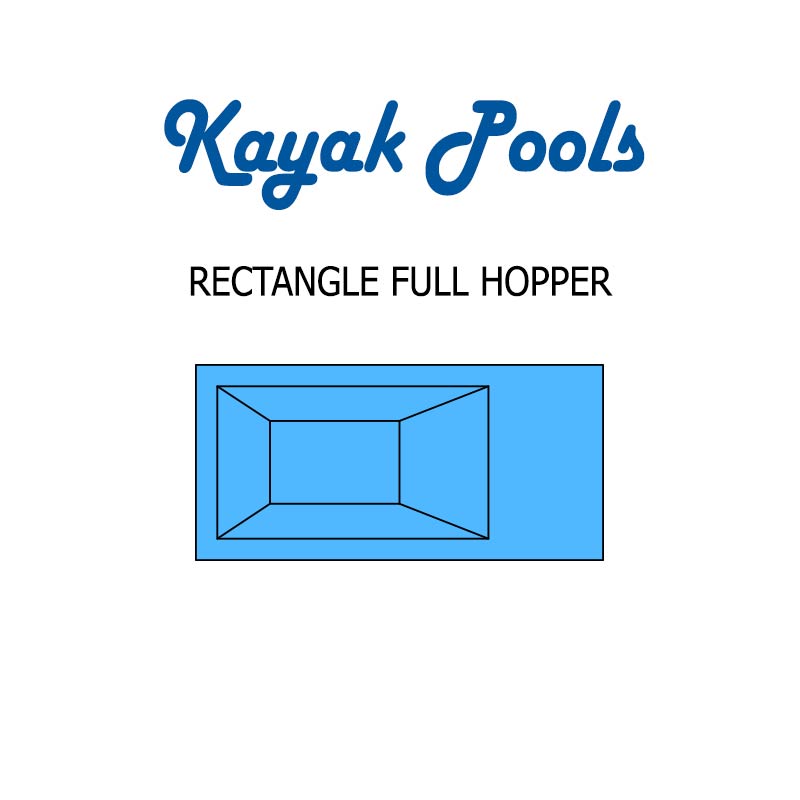 Kayak Pools Rectangle Full Hopper Bottom Shape Image