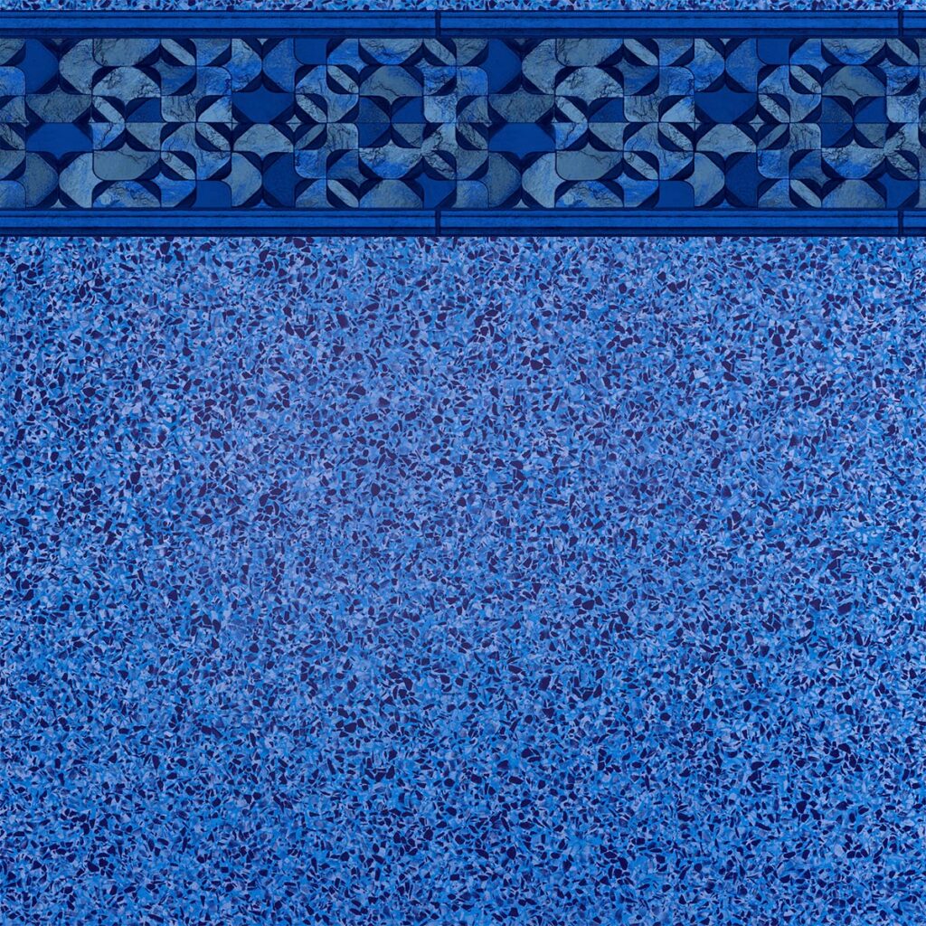 Maui Tile Border / Shimmering Seaglass Floor – 28 Mil (Pearlescent Finish)