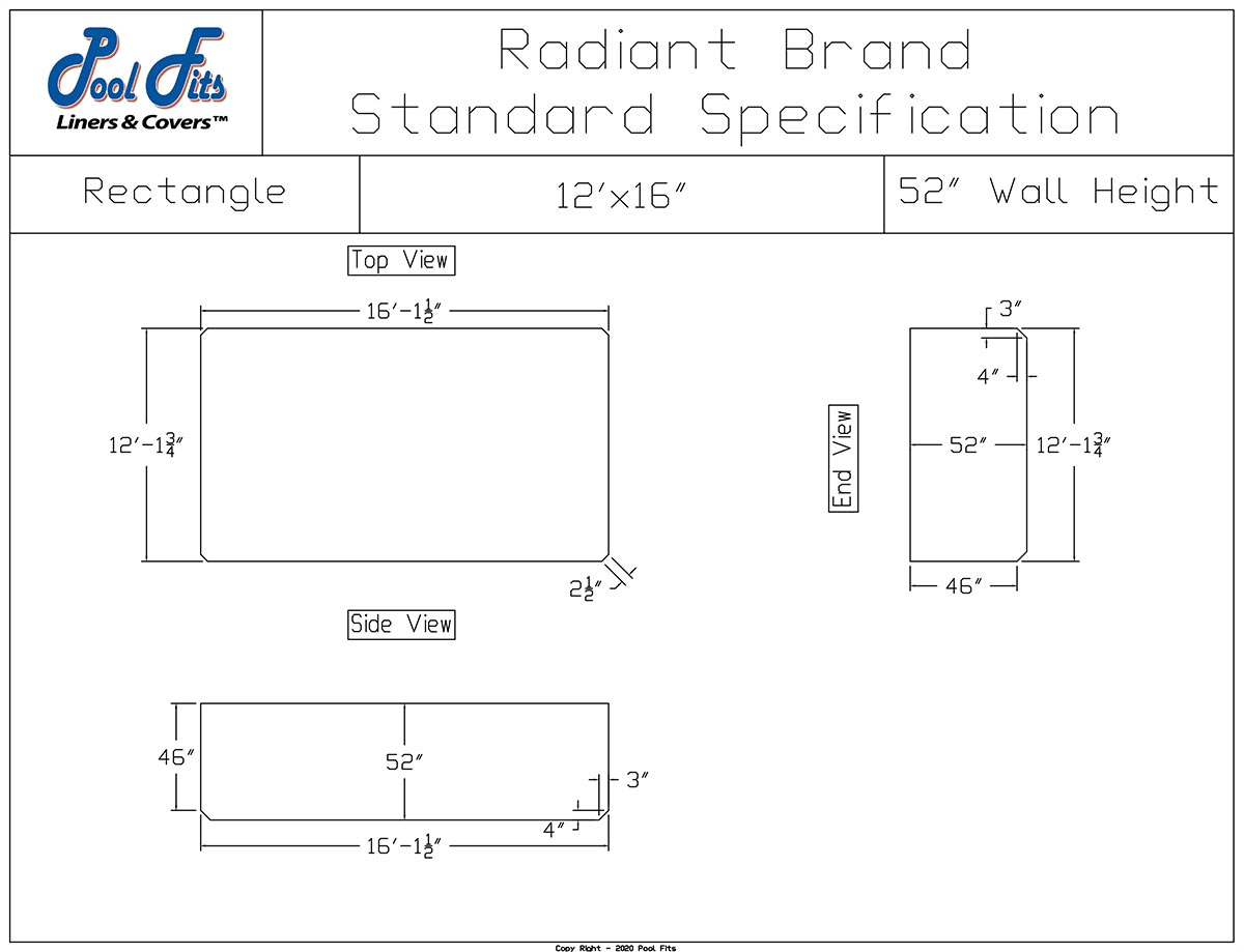 Radiant 12' x 16' Rectangle