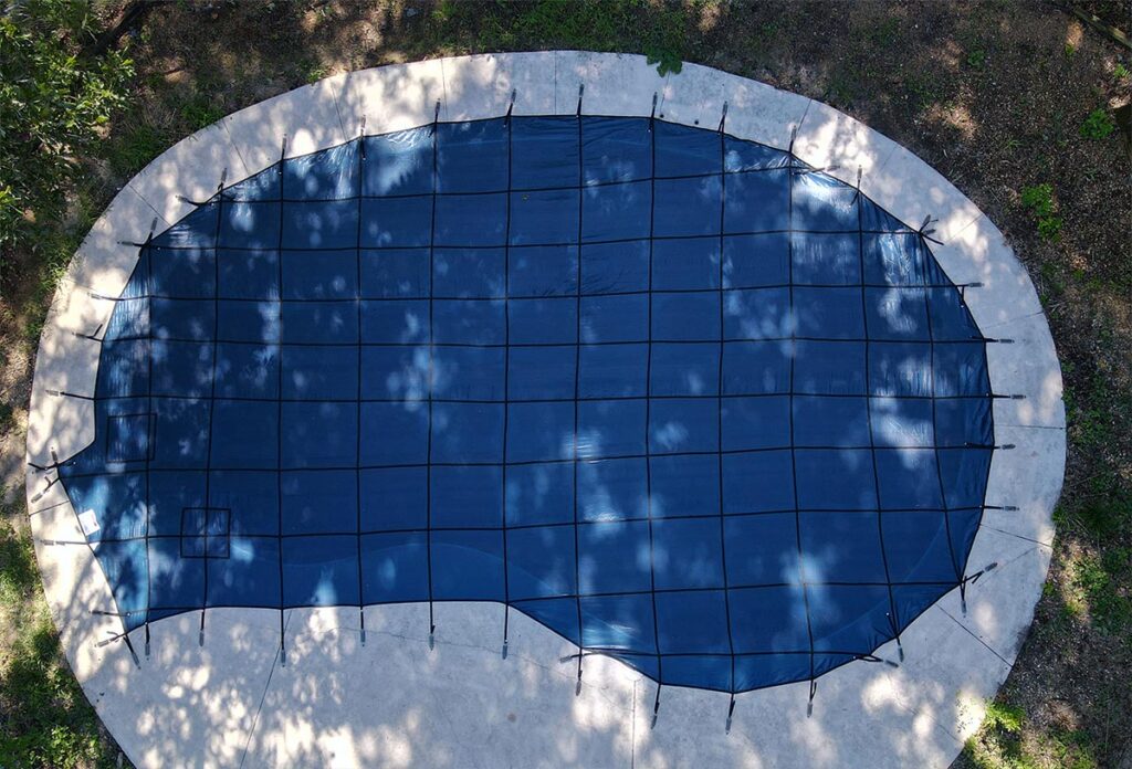 Pool Fitter - Replacement Safety Cover for Martin - After - 100% Perfect Existing Anchor Match