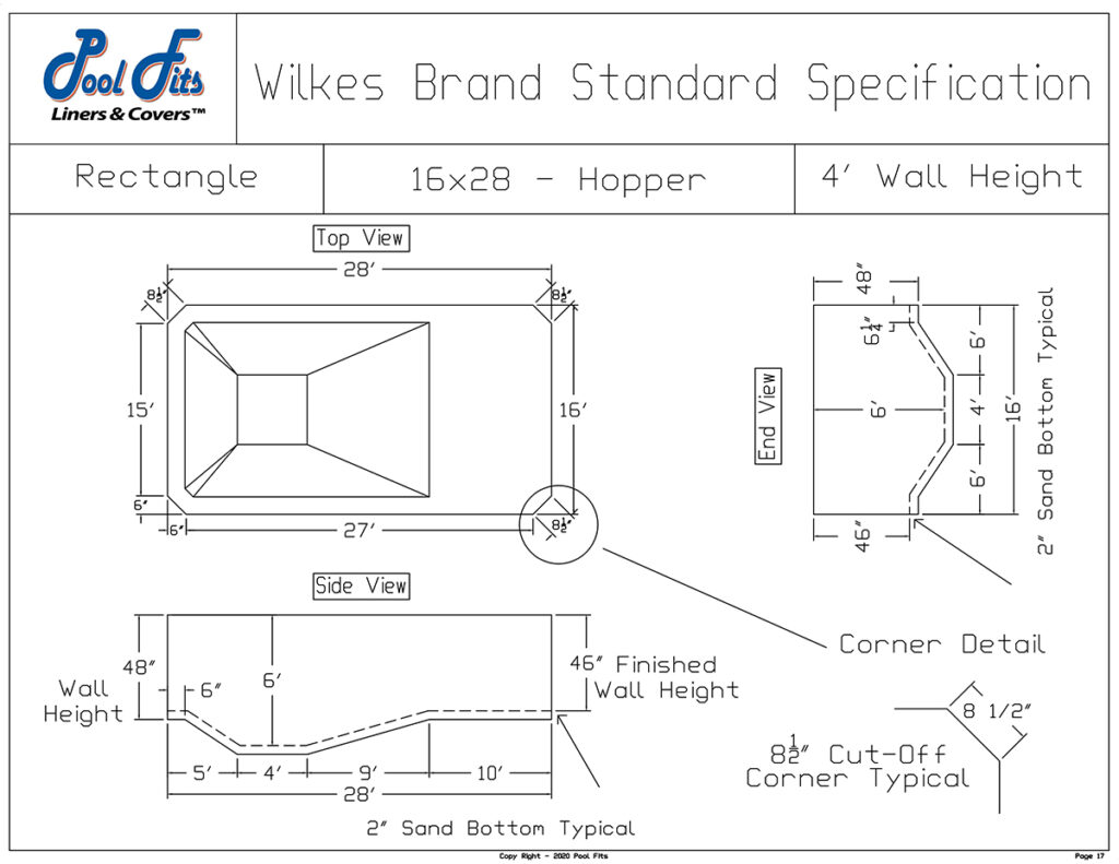 Wilkes 16'x28' Hipper