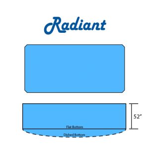 Radiant Rectangle Flat Bottom