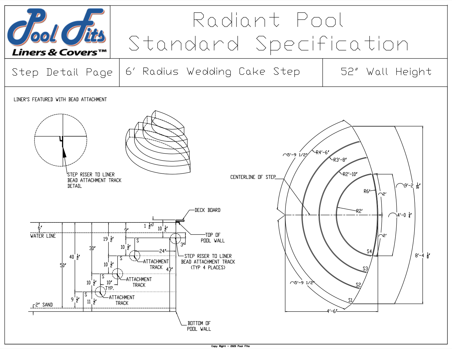 Radiant 6' Wedding Cake Step