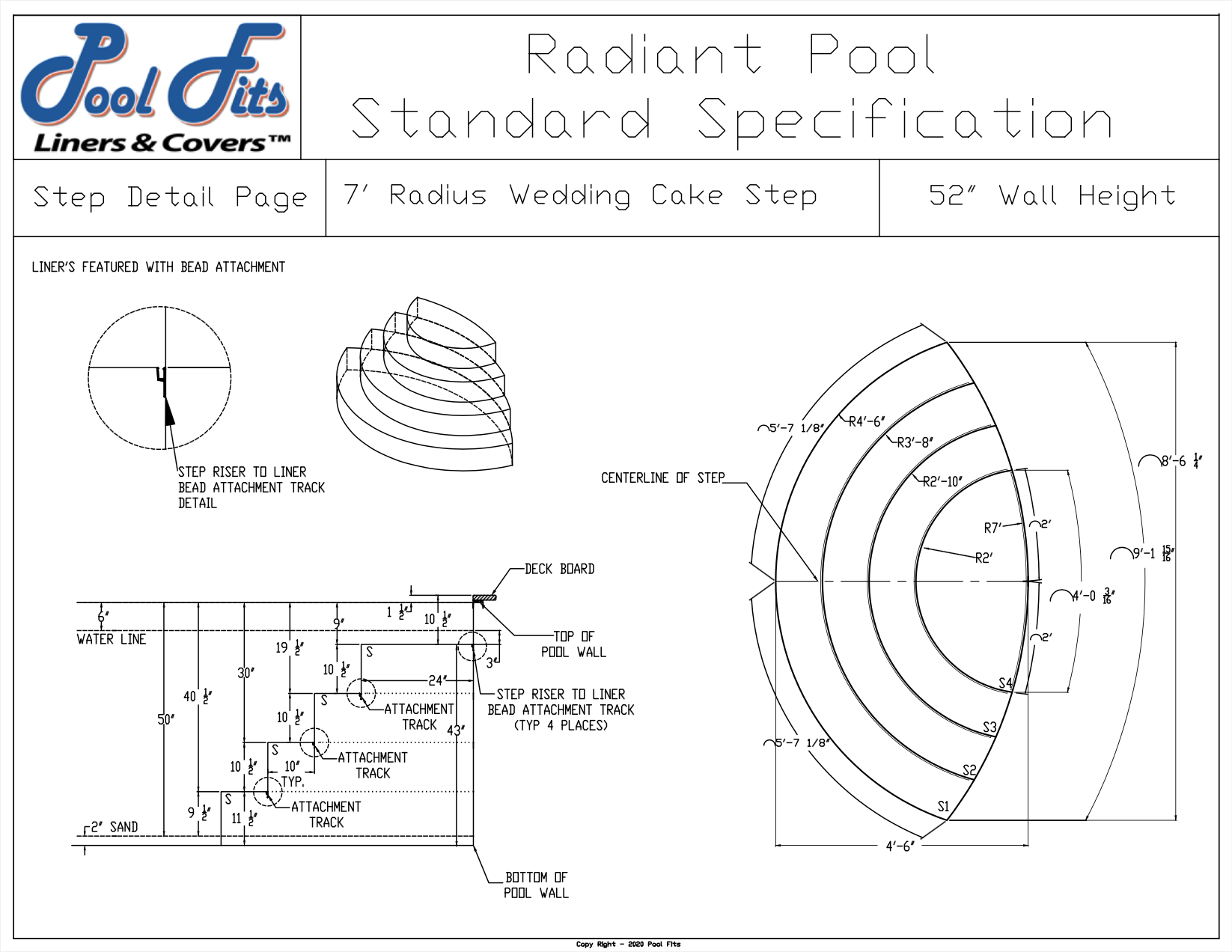 Radiant 7' Wedding Cake Step
