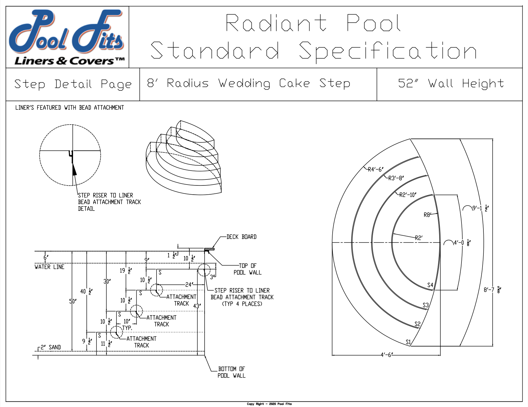 Radiant 8' Wedding Cake Step