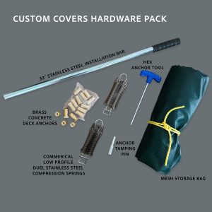 Inground Custom Safety Cover Hardware Pack - Pool Fits