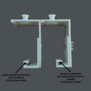 Onground Safety Cover Mounting Bracket Comparison - Wilks & Gibraltar - Kayak