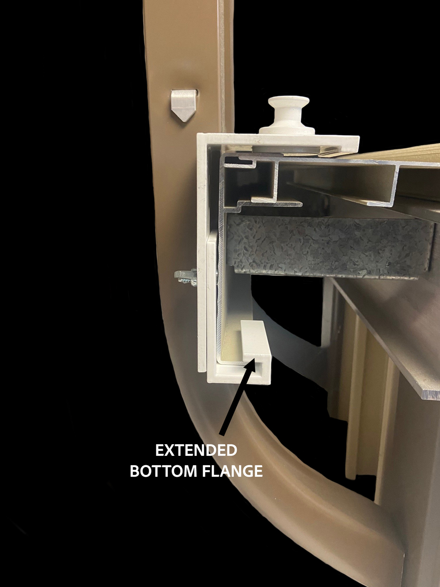 Wilkes & Gibraltar Safety Cover Mounting Bracket Attached - Pool Fits