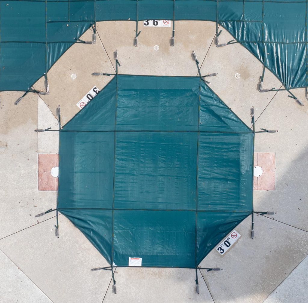 Custom Commercial Safety Cover Spa After Image - Pool Fits